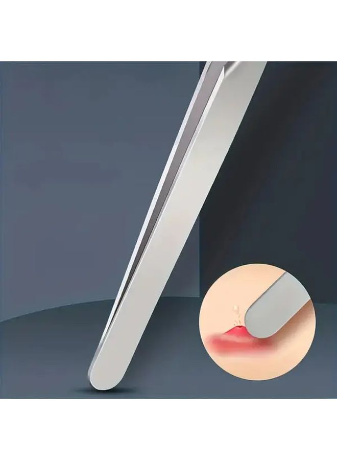 Dolphin Clip Stainless Steel Precision Tweezers For Eyebrows Blackhead Removal Fine Tip - Image 4