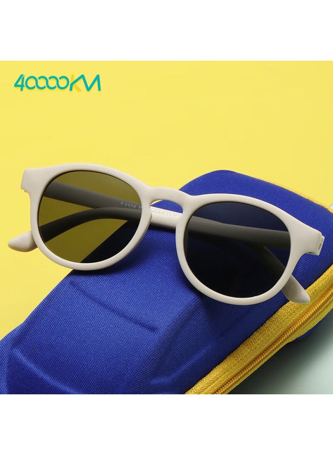 Forty thousand kilometers 40,000 Km Children's Sunglasses For Boys And Girls, Polarized Uv Protection Glasses, Fashionable Trendy Non-harmful Sunglasses For Girls And Toddlers - Image 2