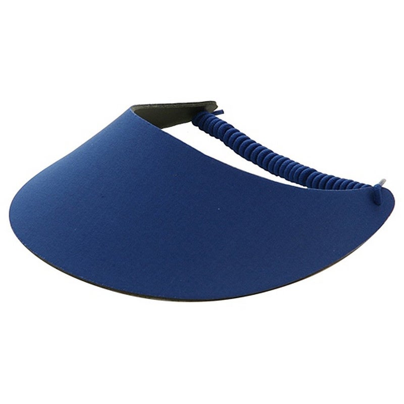 Mega Cap MG Women's Cotton Solid String Sun Visor Hat - Image 1