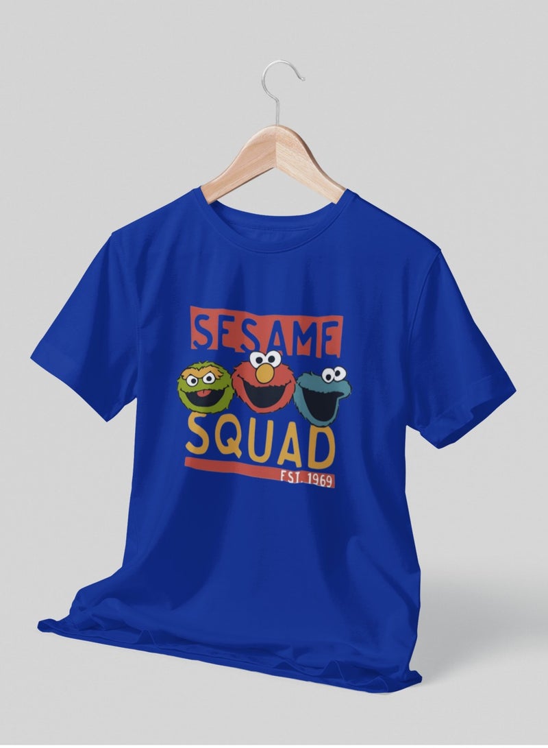 ZOOM Fun and Comfy Sesame Squad T-Shirt for Everyday Toddlers and Kids 