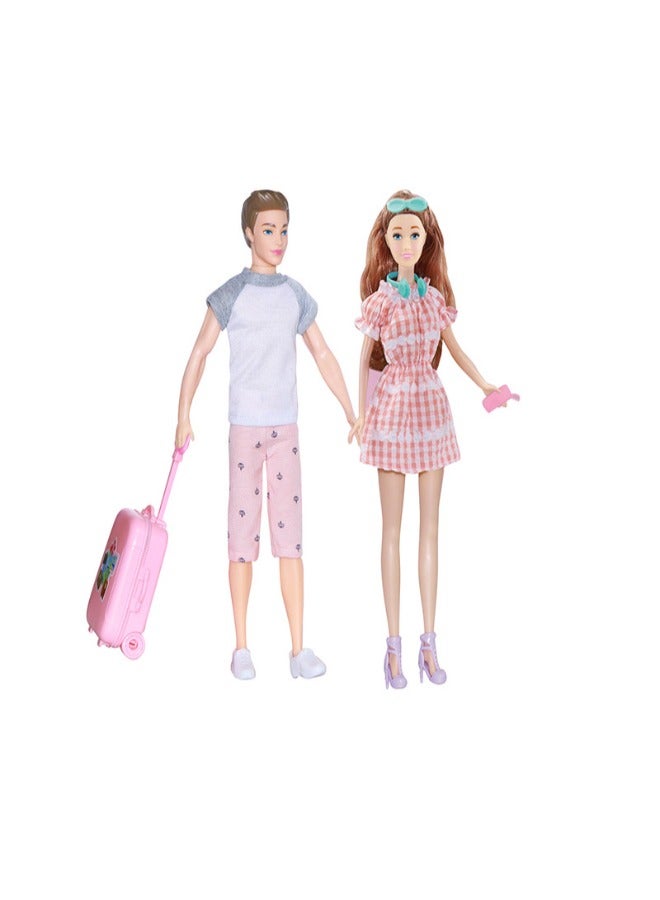 بسمة دمى اصداقاء السفر مع اكسسوارات - Image 3