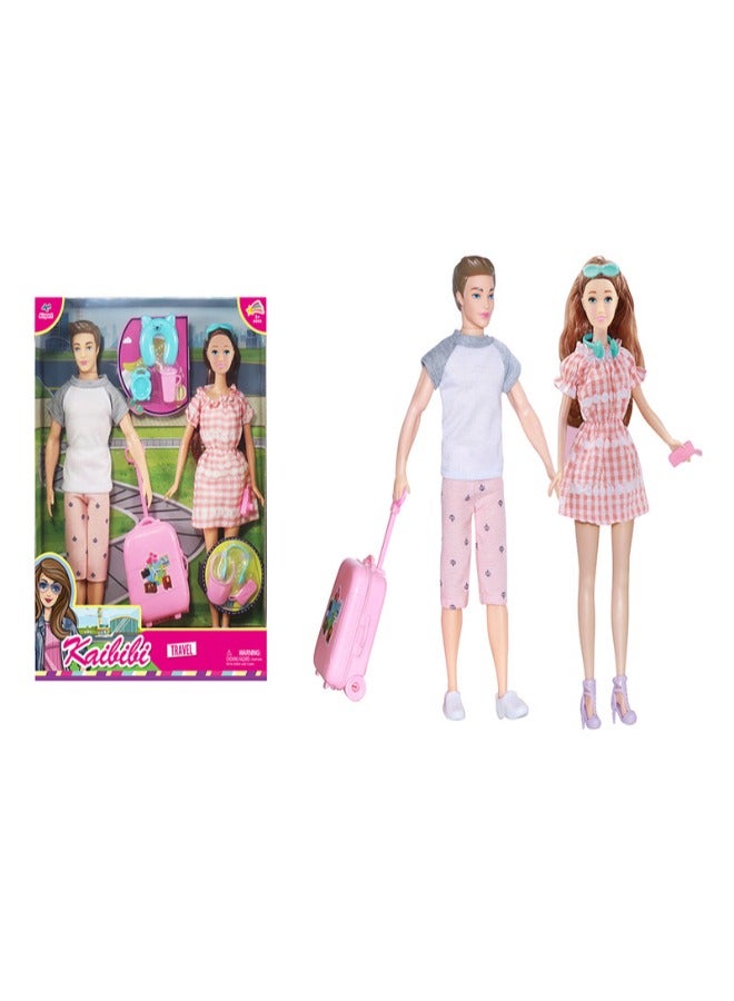 بسمة دمى اصداقاء السفر مع اكسسوارات - Image 2