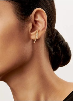 Tiffany & Co. Tiffany Knot Earrings in Yellow Gold with Diamonds  - Image 2