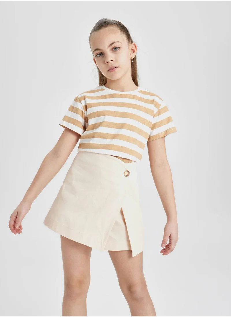 DeFacto Girl Gabardine Regular Fit Skirt