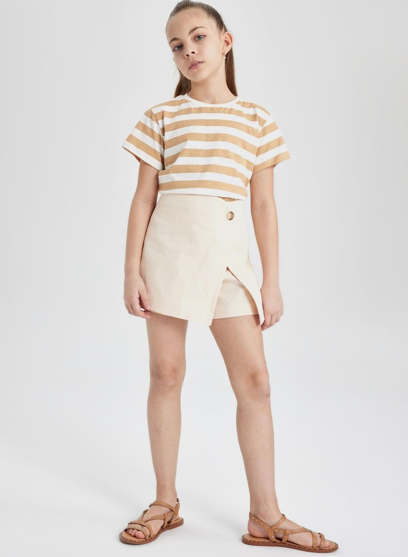 DeFacto Girl Gabardine Regular Fit Skirt  - Image 4