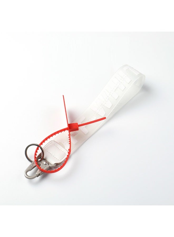 OFF-WHITE VPC material, street fashion, keychain, key ring, lanyard - Image 1