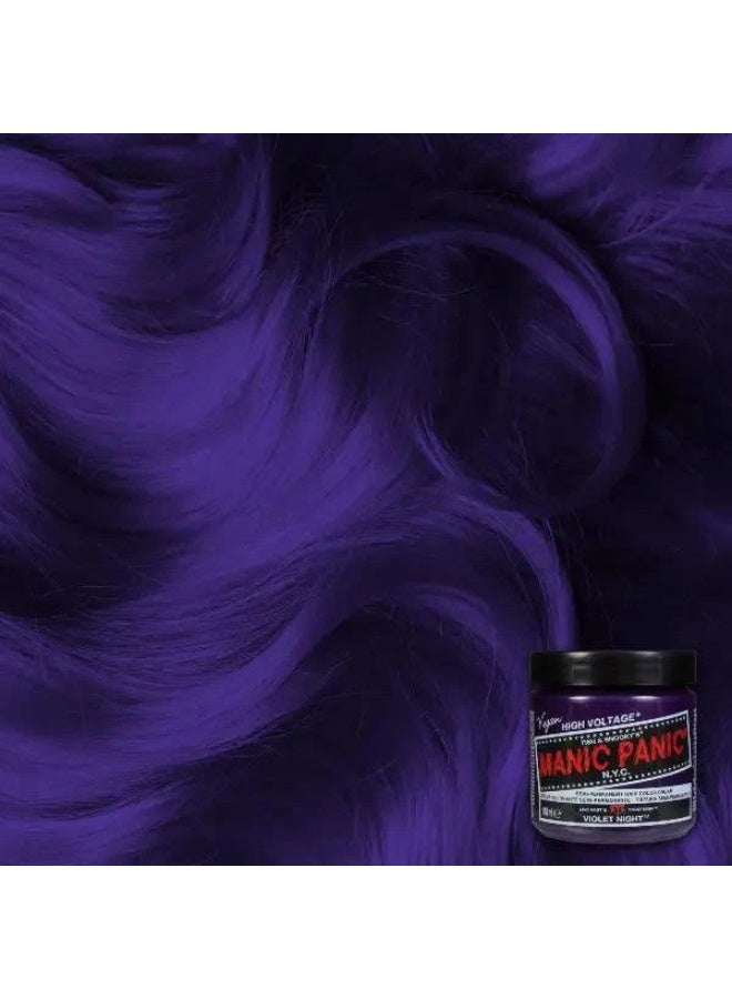 Manic Panic Classic High Voltage Semi-Permanent Hair Color Cream Violet Night 118ml - Image 3