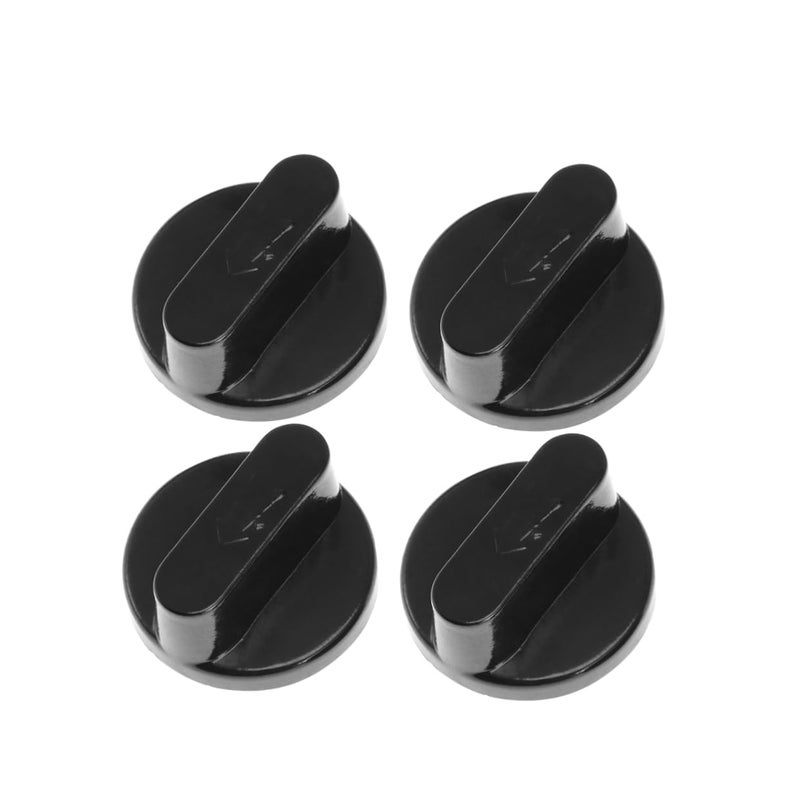4Pcs Black Plastic Stove Control Knobs Replacement For Gas Stove Oven Grill - Image 2