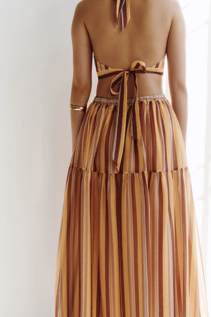 H&M  Cut-out halterneck dress for Women | Best Price UAE