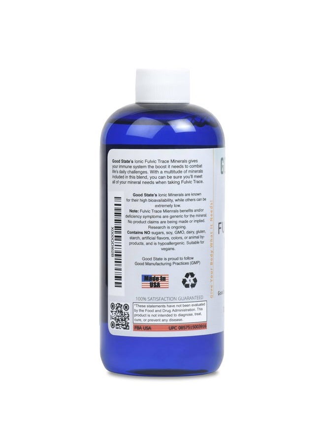 Good State Liquid Ionic Trace Minerals Blend with Fulvic Acid for Optimal Absorption | Trace Mineral Drops for Water for Essential Overall Health Support | 96 Servings at 125 Mg | 16 Fl oz Bottle  - Image 3