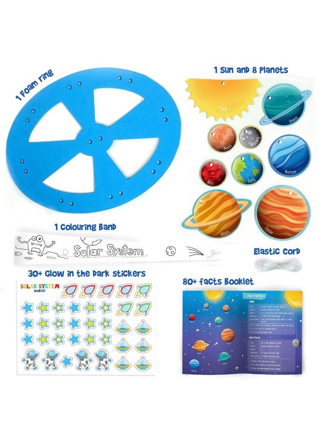 Imagimake Mapology Solar System Mobile - Diy Hanging Craft Kit - Learning Aid & Educational Toy - For Kids Age 5 And Above- Multicolor - Image 2