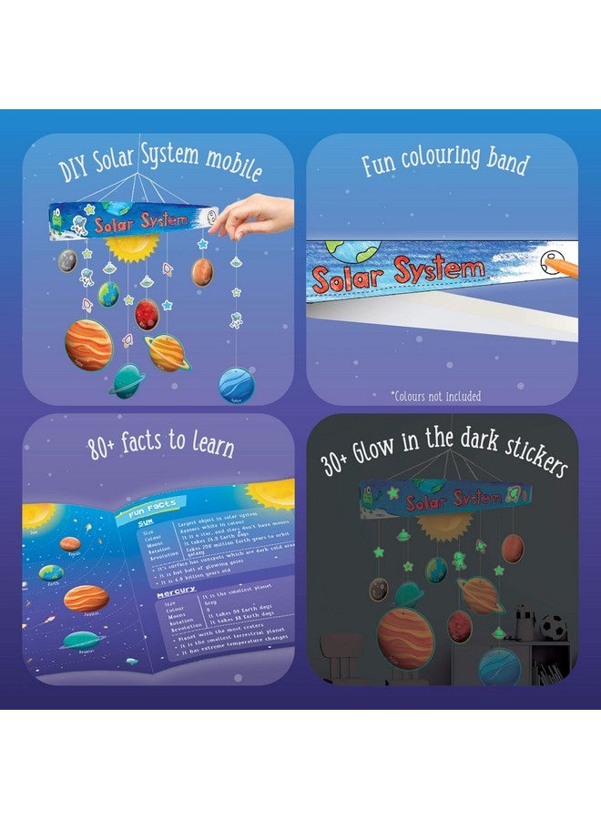 Imagimake Mapology Solar System Mobile - Diy Hanging Craft Kit - Learning Aid & Educational Toy - For Kids Age 5 And Above- Multicolor - Image 3