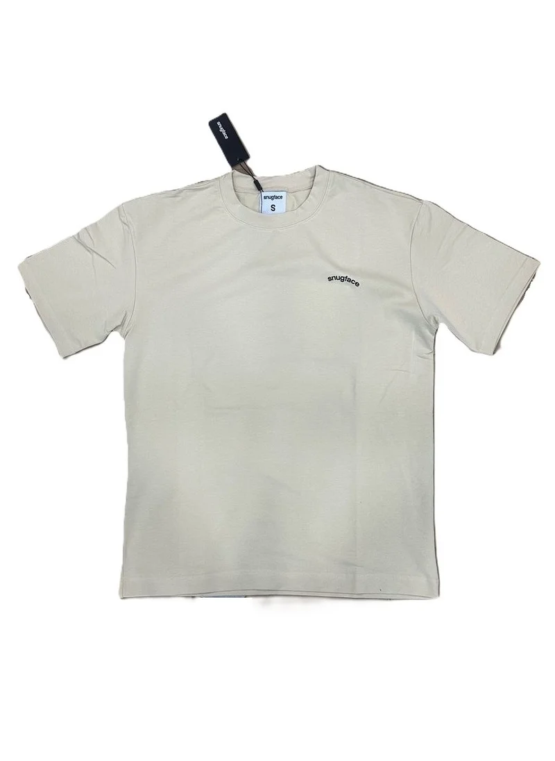 سناج فيس SnugFace The Printed Basic Tshirts, Beige, SF15-3BEI-S