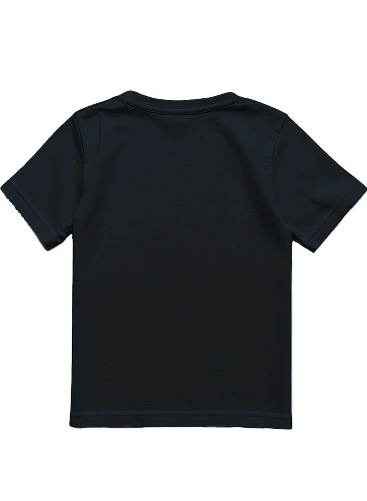 Funkaar black Funkaar Astronaut Future Space T-Shirt – 100% Cotton, Bio-Washed, Super Combed, Tagless, Soft & Durable Casual Wear for Kids  | Best Price UAE