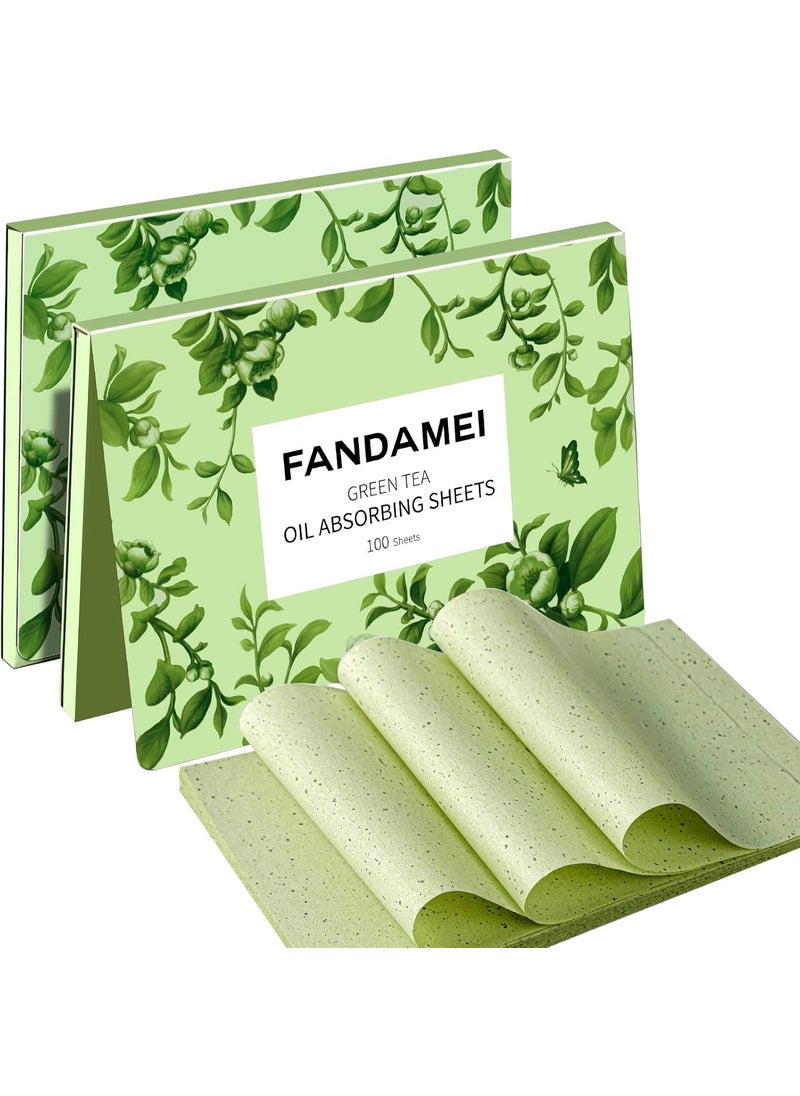 FANDAMEI FANDAMEI Oil Blotting Sheets For Face Oil Blotting Papers For Face Blotting Paper for Oily Skin Oil Control Film Oil Absorbing Sheets For Face Oil Absorbing Tissues 200 Counts 