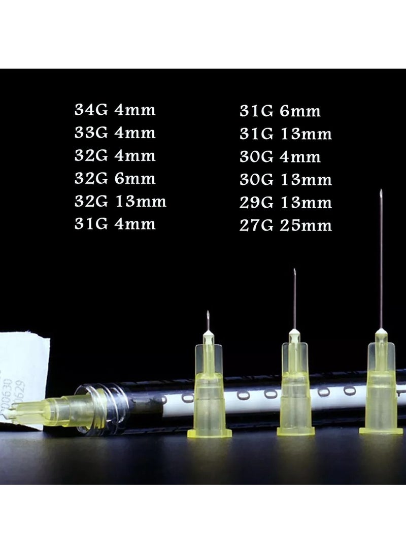 Meso Needles (30G, 4, 13 mm) – Nano Ultra-Fine Ultra Sharp for Minimal Discomfort – High Pure Grade Stainless Steel – Variety of Gauge Sizes with Multiple Lengths. - Image 2