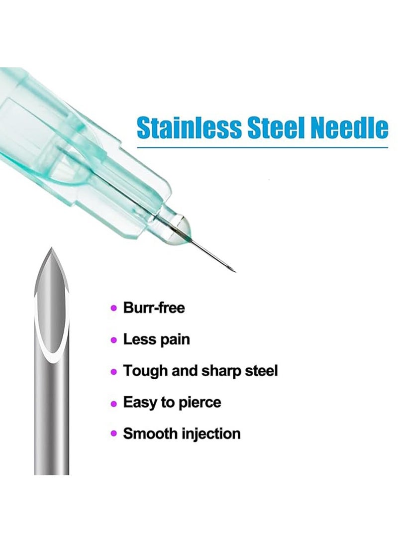 Meso Needles (30G, 4, 13 mm) – Nano Ultra-Fine Ultra Sharp for Minimal Discomfort – High Pure Grade Stainless Steel – Variety of Gauge Sizes with Multiple Lengths. - Image 3