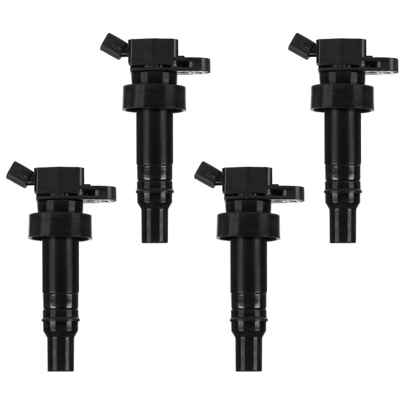 Ignition Coil Black Pack for 20122020 Hyundai Accent 20122017 Veloster Naturally Aspirated 20122019 Kia Rio 20122019 Soul 16L 273012B100 C1803 1788509 GN10634 273012B100 COP554 4PCS