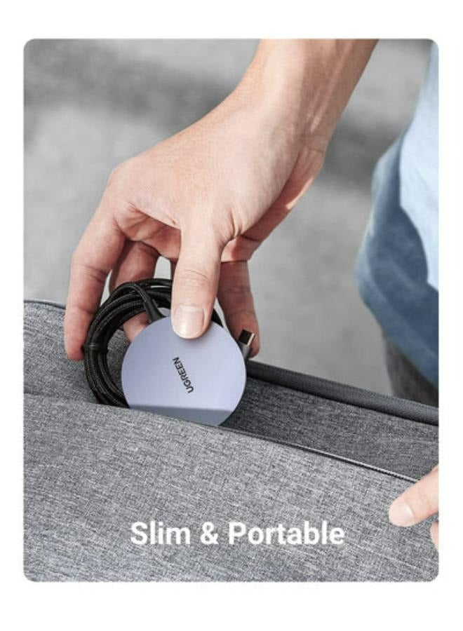 Ugreen [6957303832330] UGREEN 15W Wireless Charger MagSafe - Image 5