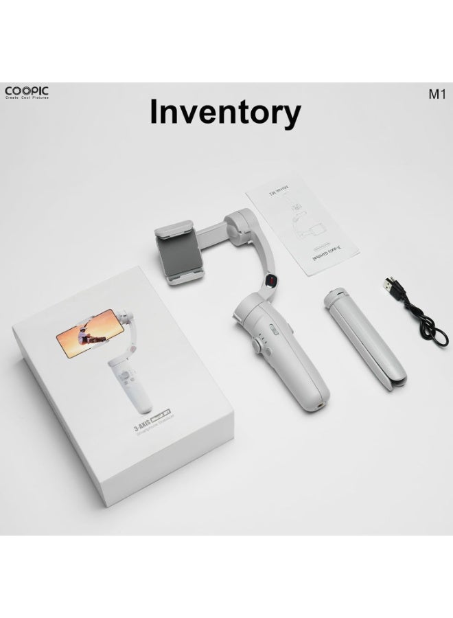 كوبيك مثبت يدوي ثلاثي المحاور NEW M1 للهواتف | تصميم قابل للطي، تثبيت مضاد للاهتزاز لتسجيل الفيديو والتدوين - Image 2