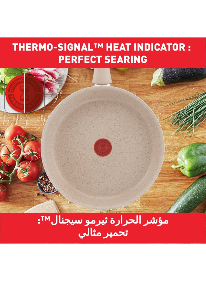 تيفال ديلايت | مقلاة 24 سم | طلاء غير لاصق | مؤشر حرارة | هيكل من الألمنيوم المعاد تدويره 100% | صنع في فرنسا | ضمان 2 سنوات | G2930402 - Image 5