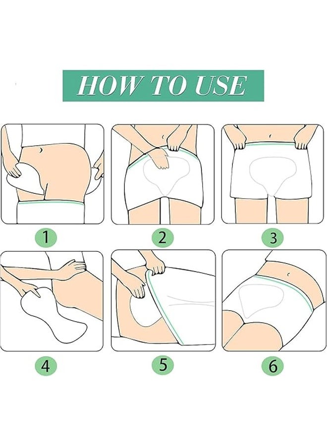 DUNISO 10 Pack Women's Disposable Underwear，Disposable High Waist Postpartum High-elastic Underwear，Breathable Mesh Panties C Section，Soft, Breathable, Stretchy，Suitable for Women After Surgery，Pregnant Women, Postpartum Women, Incontinent Elderly and Patients  - Image 5