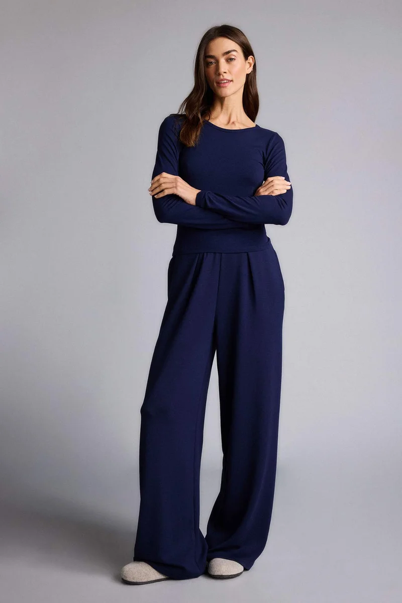 ديفاكتو Crew Neck Long Sleeve Top