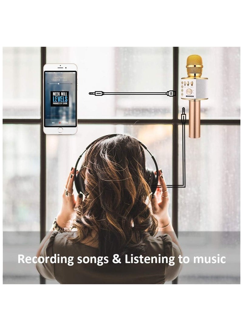General Wireless Bluetooth Karaoke Microphone, 3-in-1 Portable Handheld Microphone Speaker Machine for all Smartphones  - Image 4
