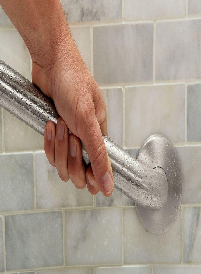 Moen LR8724PS Bathroom Safety 24-Inch Stainless Steel Bathroom Grab Bar, Stainless - Image 4