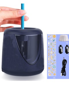 Mordely Electric Pencil Sharpeners for Kids, Cute Small Colored Pencil Sharpener for Home Classroom, Pencil Sharpener Electric Plugin, with Space School Supplies  - Image 1
