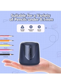 Mordely Electric Pencil Sharpeners for Kids, Cute Small Colored Pencil Sharpener for Home Classroom, Pencil Sharpener Electric Plugin, with Space School Supplies  - Image 5
