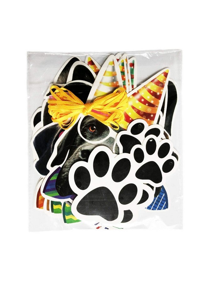 TSJ Dog Birthday Banner 13Pcs Dog Face Party Banner Dog Theme Party Bunting Decoration Puppy Party Supplies For Birthday Party Baby Shower - Image 5