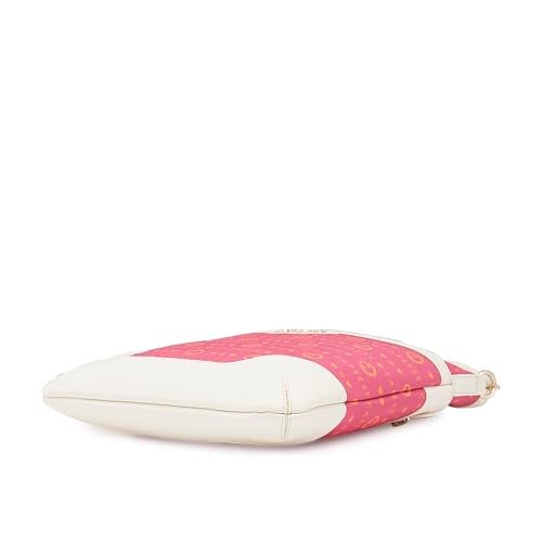 Caprese Peace Sling Bag, Medium | Stylish Premium Fabric Handbag for Women | Comfortable Shouler Strap & Secured Zipper Closure | Perfect for Everyday Essentials & Travel (Pink) - Image 5