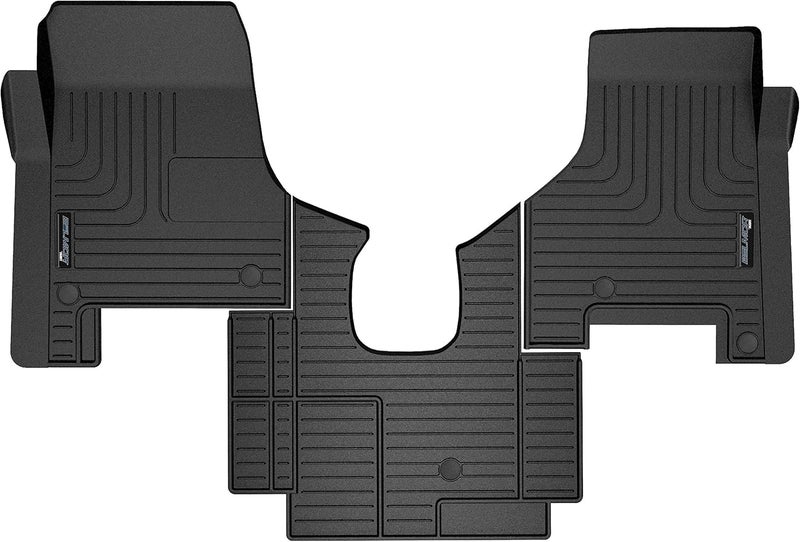 Belmor by Husky Floor Liners for 2008-2020 Freightliner Cascadia 113/125 with Manual Transmission