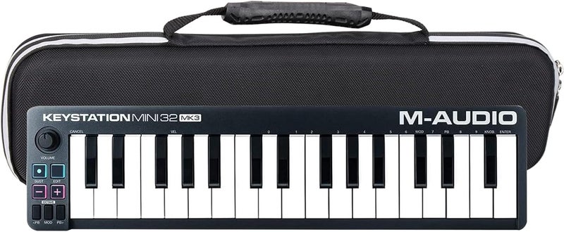 FBLFOBELI EVA Hard Storage Carrying Case For M Audio Keystation Mini 32 MK3 Ultra Portable Mini USB MIDI Keyboard Controller (Case Only) (new) - Image 5