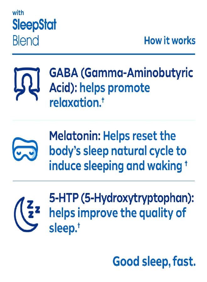 Dream Water Sleep Aid Supplement Drink; Melatonin 5mg, GABA, 5-HTP; Zero Sugar, Natural Flavors, No Added Colors, 2.5 oz Liquid Sleep Shots, Nighttime Nectar, 12-Count - Image 5