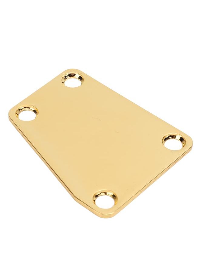 Thoraya - Electric Guitar Neckplate Trapezoidal Metal Neck Plate with Screw for Replacement Gold - Image 1