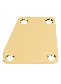 Thoraya Electric Guitar Neckplate Trapezoidal Metal Neck Plate with Screw for Replacement Gold  - Image 5