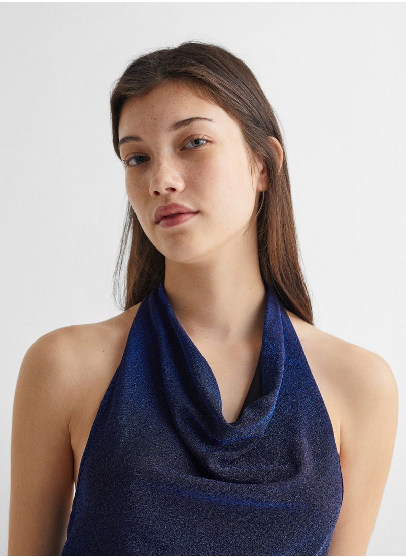 MANGO - Youth Lurex Knitted Top - Image 1