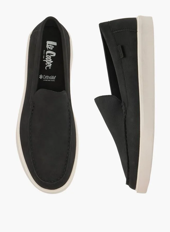 Lee Cooper BLACK Men Slip-On Loafers for Men | Best Price UAE