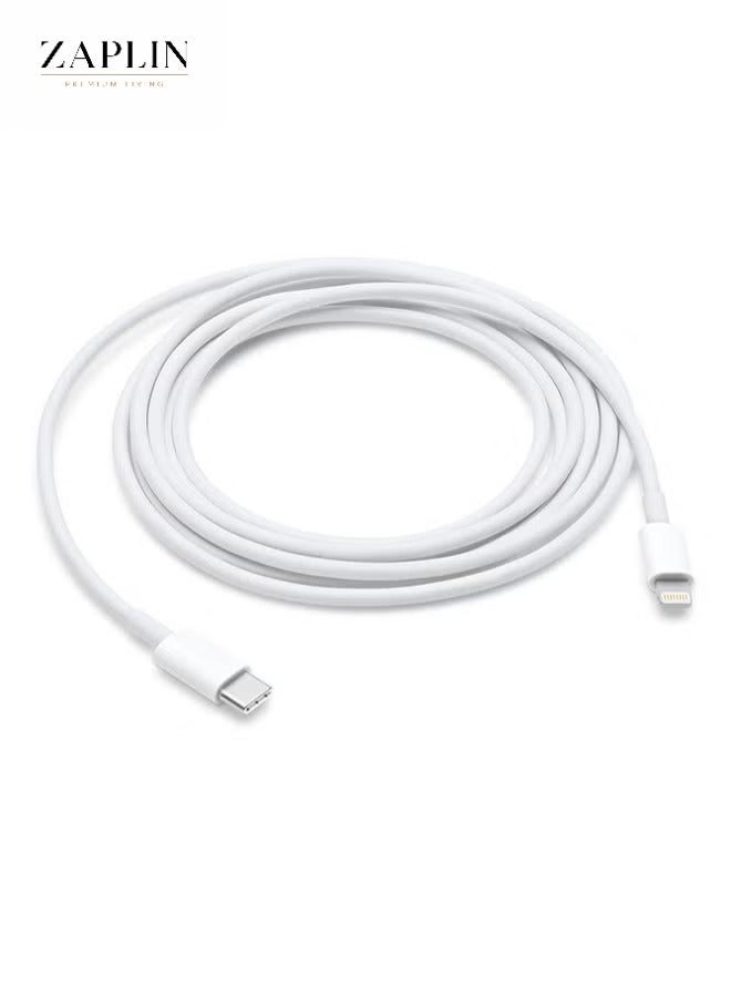 ZapLin iPhone Charging Cable 2M USB C to Lightning Charger Cable Fast Charging Power Delivery PD 60W iPhone Charging Cable for iPhone 14/14 Pro/14 Plus/14 Pro Max, iPad Pro, iPhone 8-13 All Series - Image 1