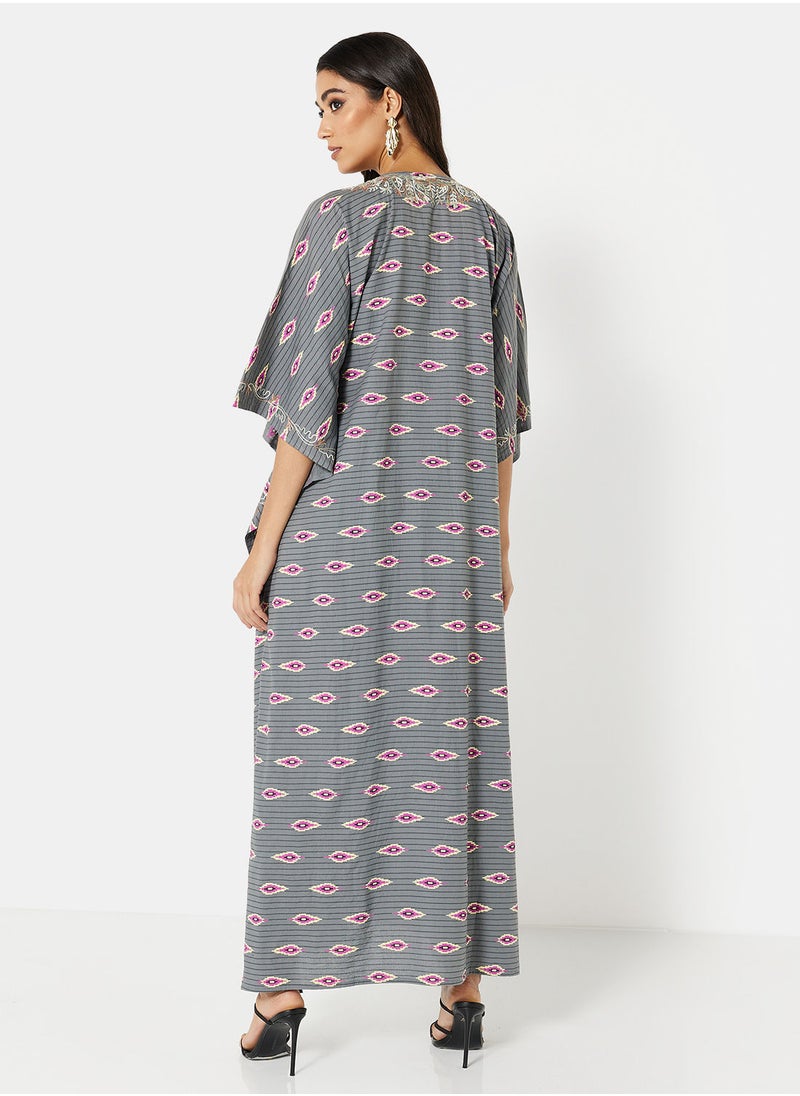 ARABIAN CLOSET EMBROIDERED KAFTAN  - Image 2