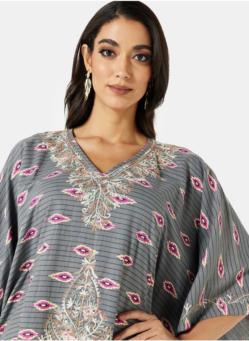 ARABIAN CLOSET EMBROIDERED KAFTAN  - Image 3