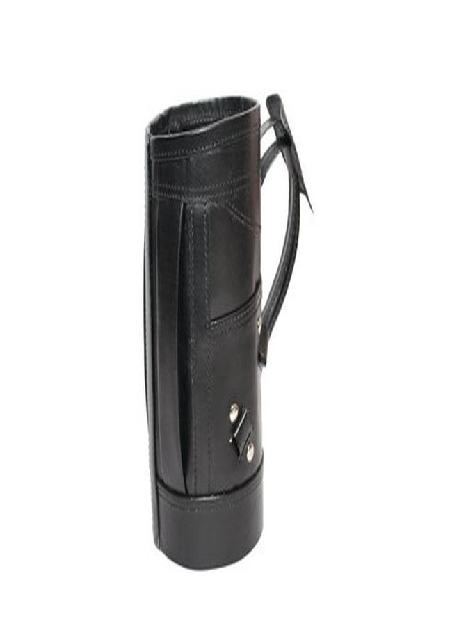 essart PU Leather Golf Cart Tumbler-Black - Image 3