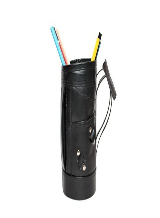 essart PU Leather Golf Cart Tumbler-Black - Image 2