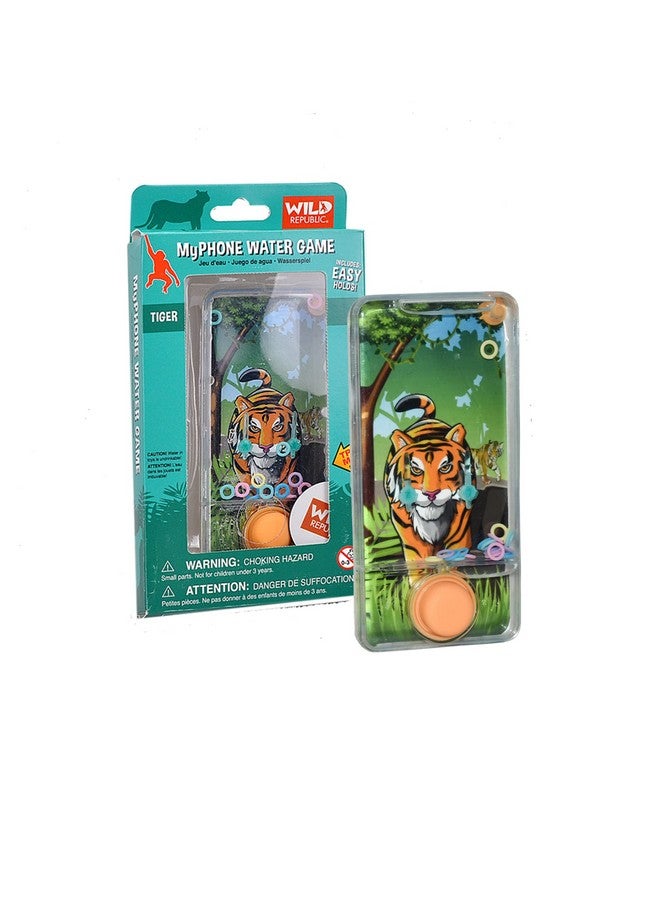 Wild Republic My Phone Water Game Tiger Design, Gift for Kids, Great for Hours of Independent Play, Multicolor, 15"