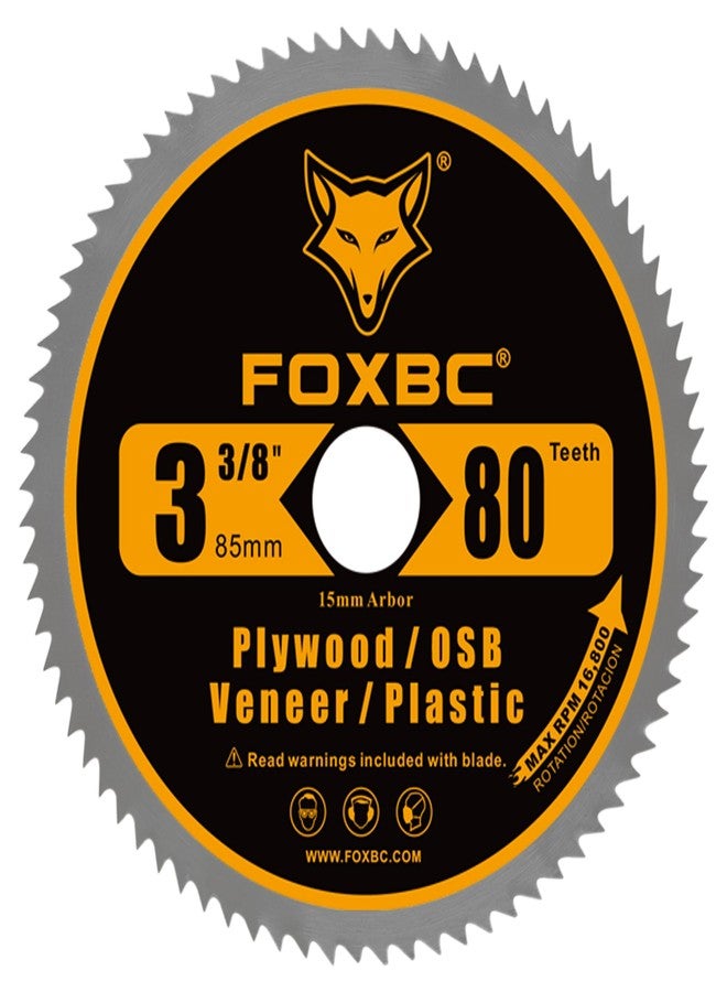 FOXBC 3-3/8 Inch Multi Material Cutting Set with 15mm Arbor - 6 Pack - Image 3