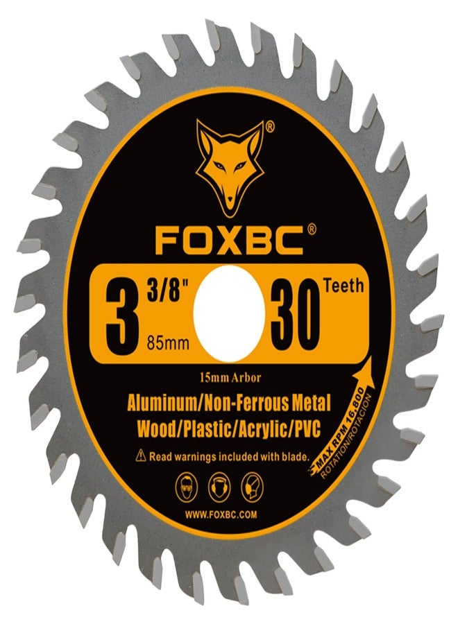 FOXBC 3-3/8 Inch Multi Material Cutting Set with 15mm Arbor - 6 Pack - Image 2