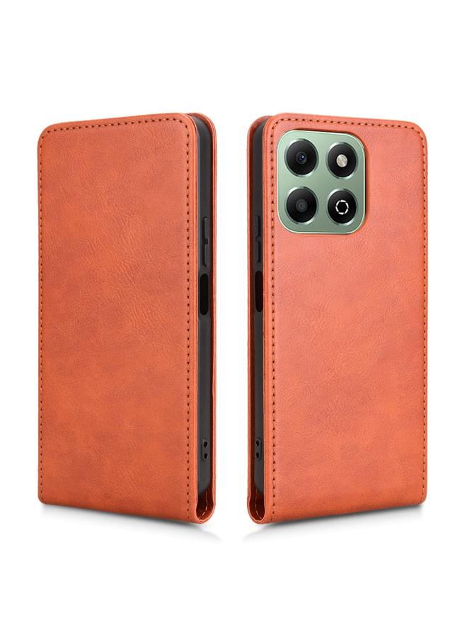 اس-توب جراب هاتف Honor X6b 4G مغناطيسي عمودي من الجلد - Image 2