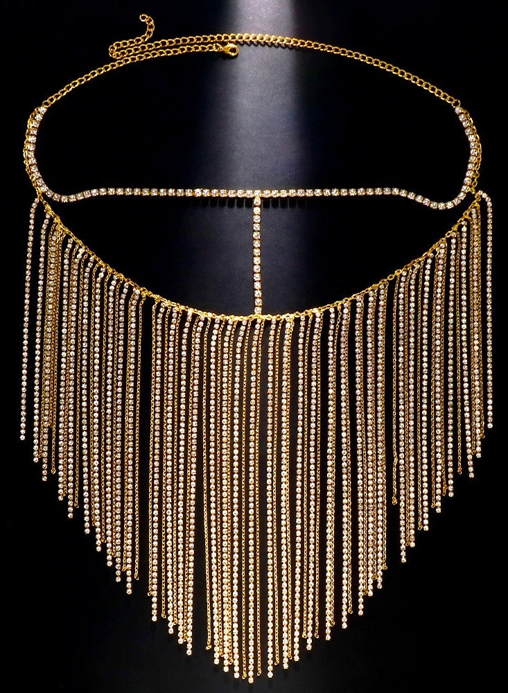 Mark Fairwhale Temperament Pearl Tassel Mask 